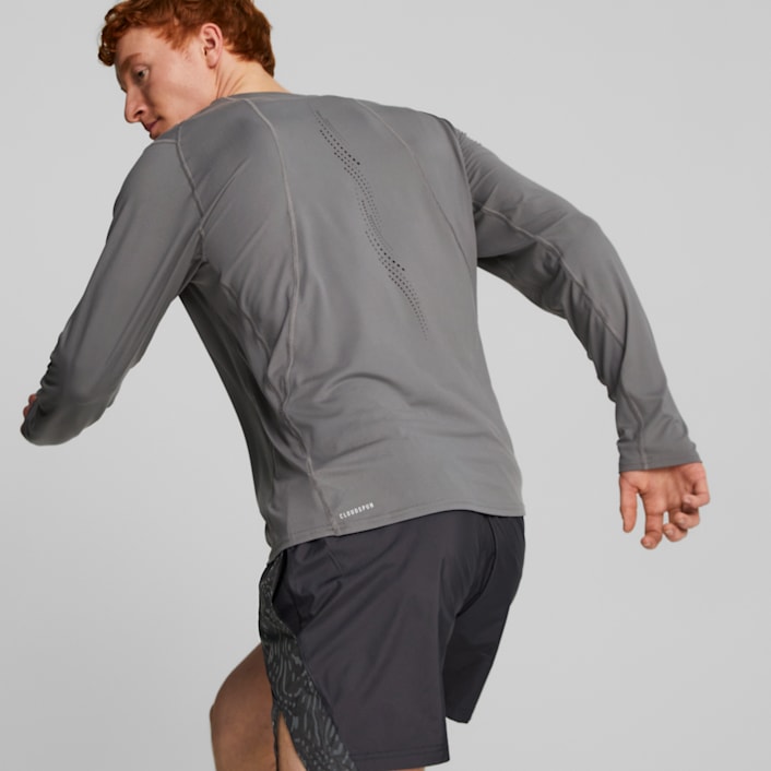 Long sleeve running online shirt mens