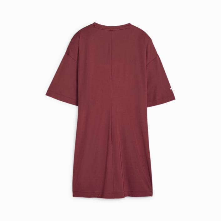 Oversized t shirt dress red discount