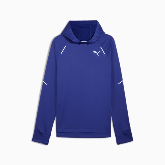 PUMA RUN Grid Fleece Hoodie Men Crews Hoodies PUMA