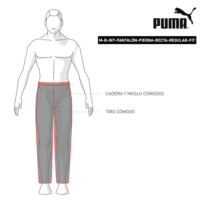Puma shop pants size