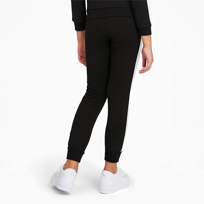Pants Adolescentes Classics T7 Track en Talla 11 12Y en Negro PUMA
