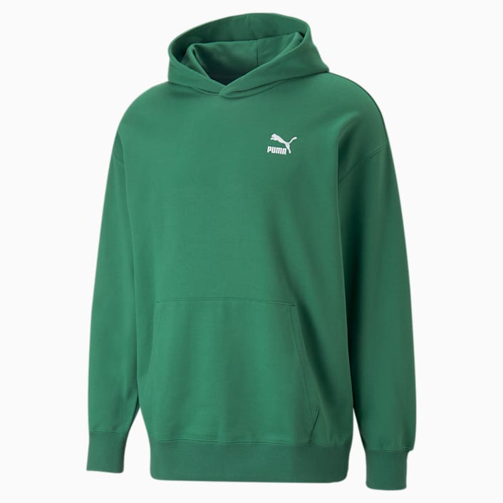 Puma green hoodie hotsell