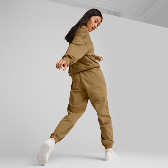 Puma khaki tracksuit womens discount