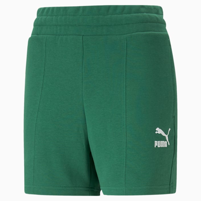 Green puma shorts cheap