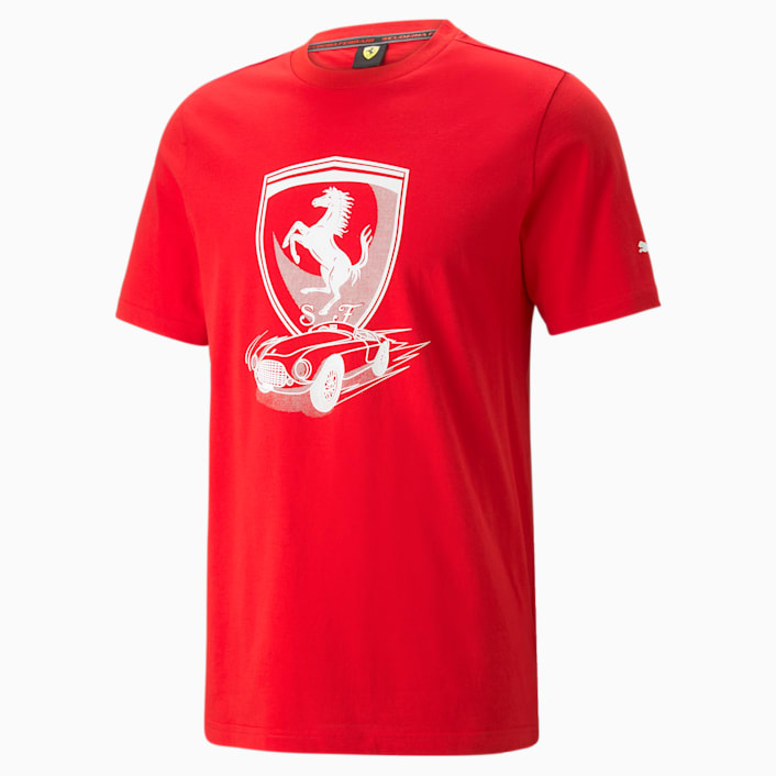 Puma ferrari big shield tee sales