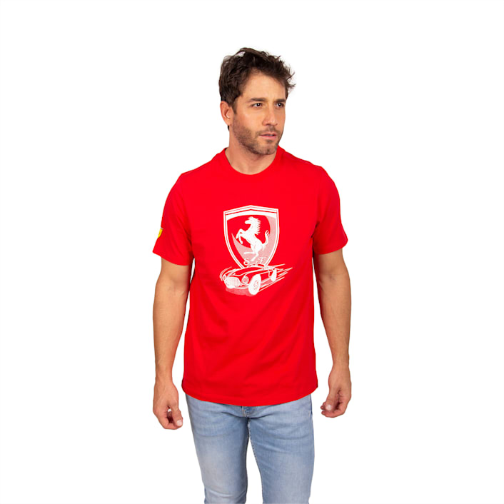  PUMA Camiseta Scuderia Ferrari Race SDS Roja : Automotriz