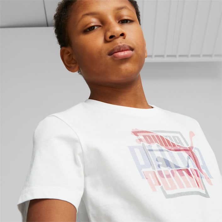 T shirt discount puma blanc