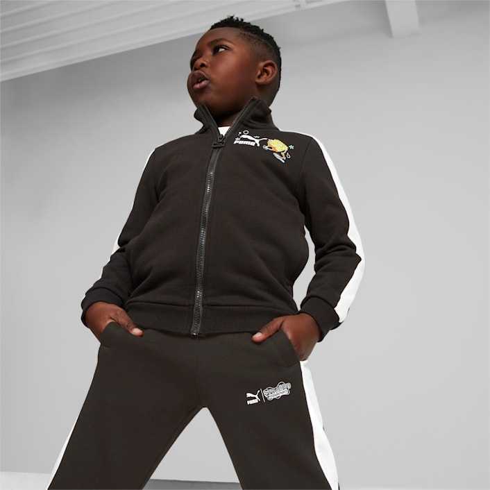 PUMA x SPONGEBOB T7 Jacket Kids Clothing PUMA