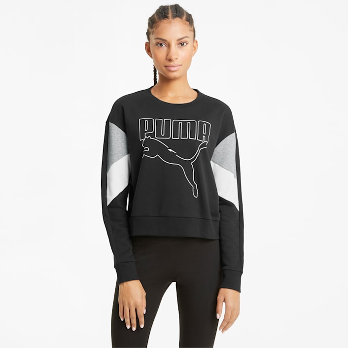 Puma cropped sweater discount