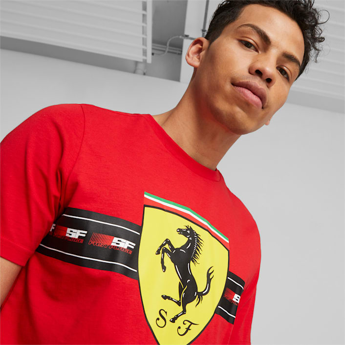 Scuderia Ferrari Men's Motorsport Tee | Ferrari | PUMA
