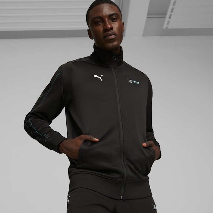 Mercedes AMG PETRONAS Men s MT7 Motorsport Track Jacket Jackets PUMA