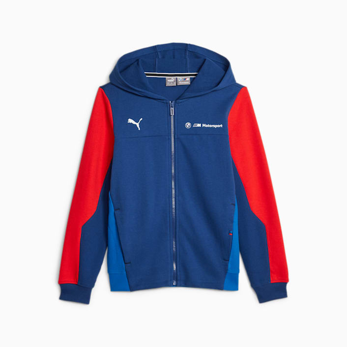 BMW M Motorsport Youth Sweat Jacket Age 8 16 Years PUMA