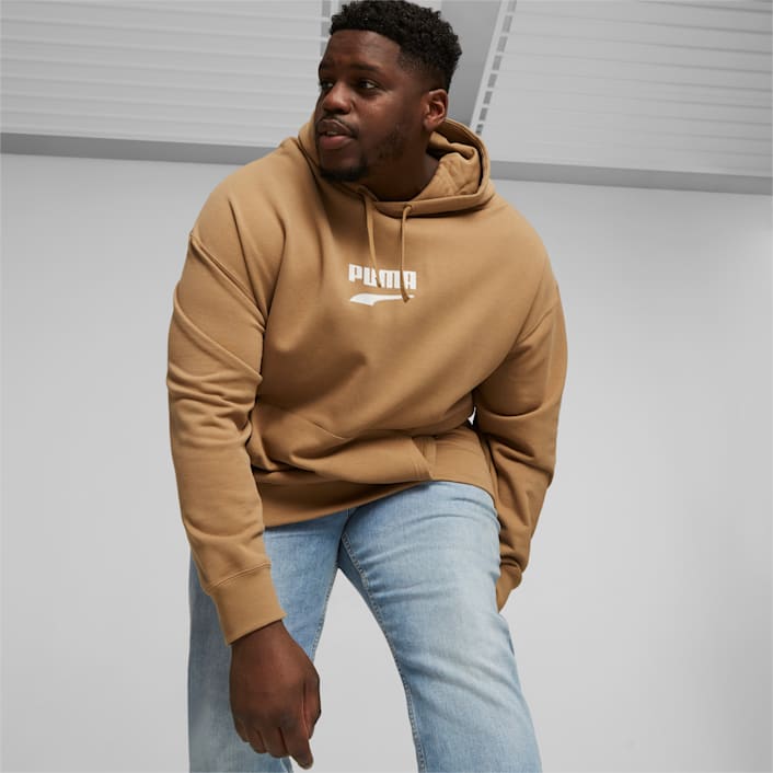 DOWNTOWN Men s Logo Hoodie Crews Hoodies PUMA