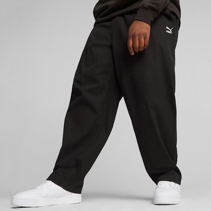  PUMA Classics Woven Pants Puma Black SM : Clothing