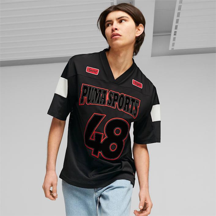 Oversized Logo-Embroidered Recycled-Jersey Shirt