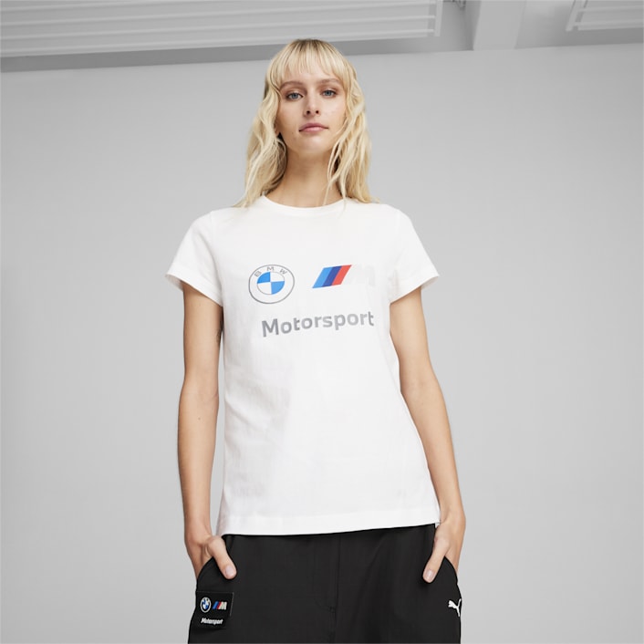 Camiseta con logotipo para mujer BMW M Motorsport Essentials