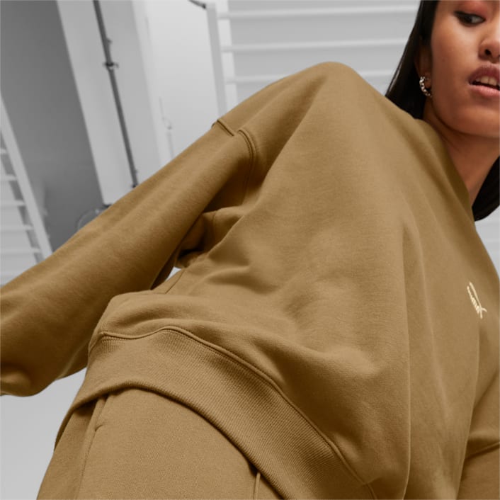 Beige oversized sweatshirt store