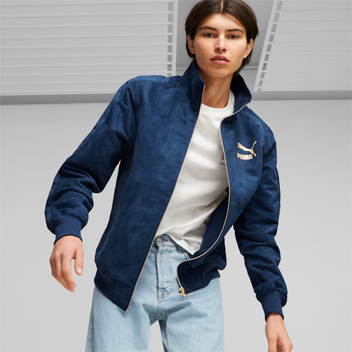 Puma suede jacket shop