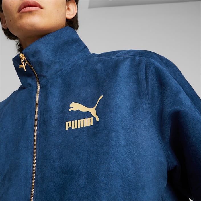 Puma suede track top sales
