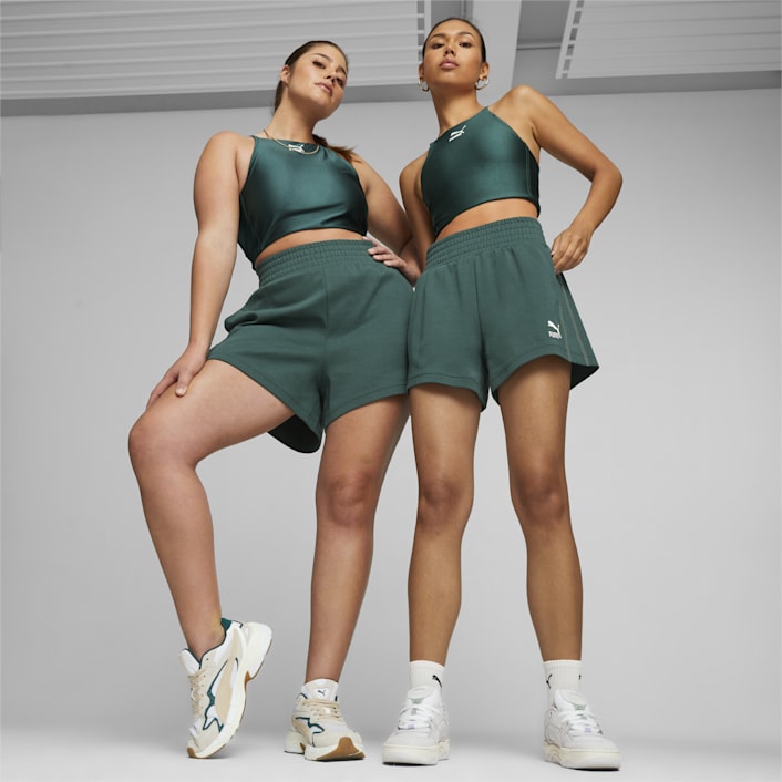 Short de cintura alta para dama hot sale