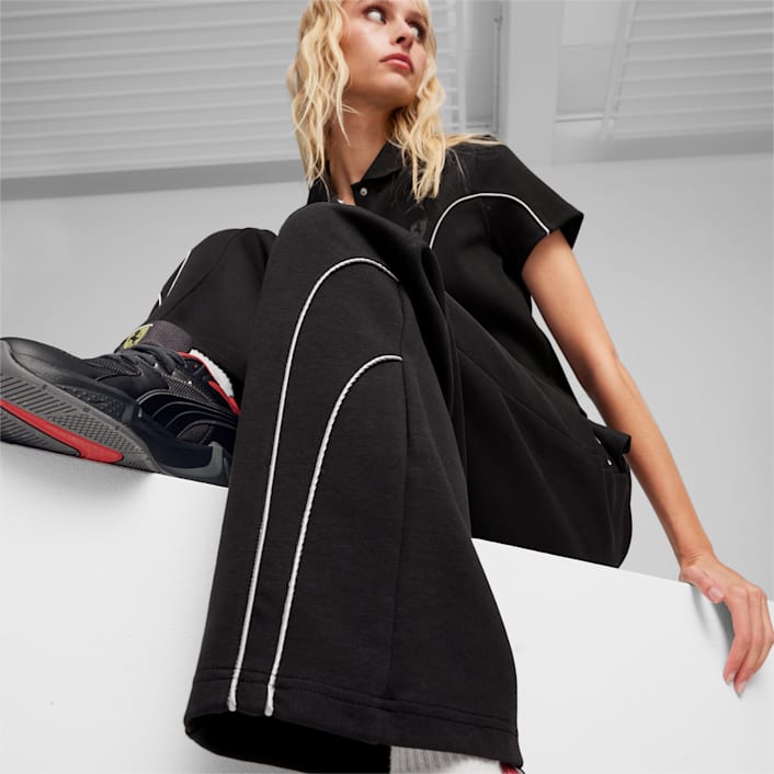 Pants Scuderia Ferrari Style Motorsport para mujer en Talla XS en Negro PUMA