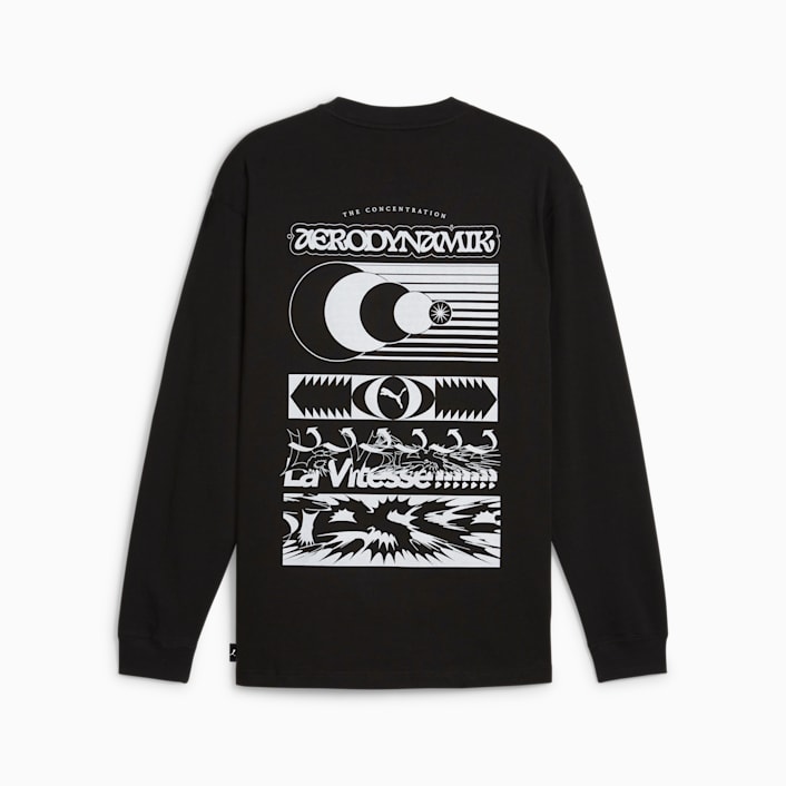Graphic long sale sleeve
