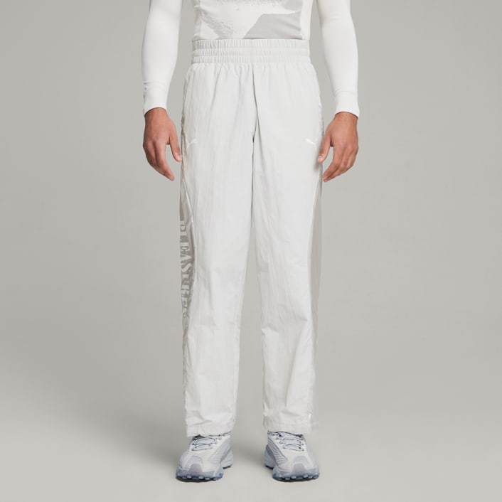 Puma tape wide leg track pants clearance