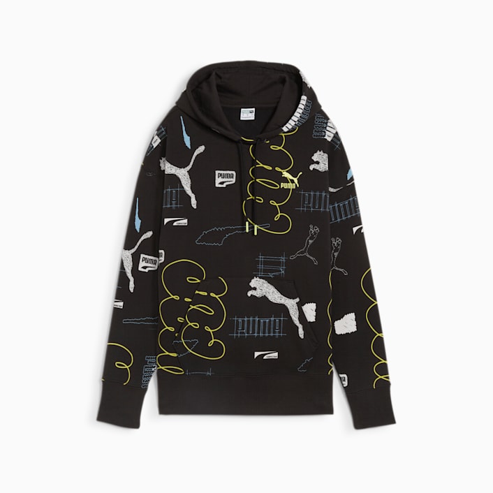 Branded black hoodie outlet