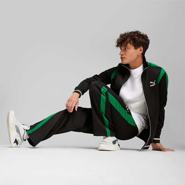 Mens puma t7 tracksuit top