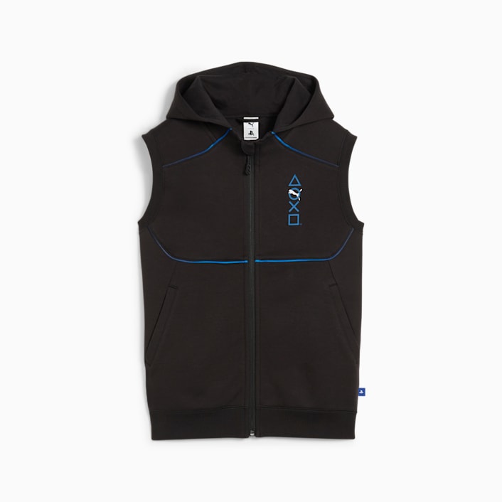 Puma sleeveless hoodie mens discount
