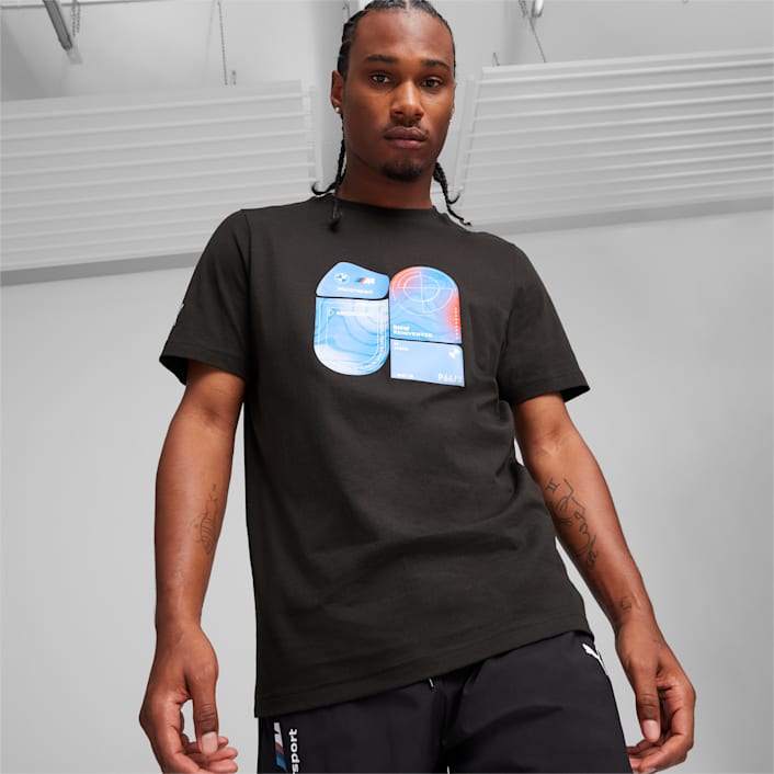 BMW M Motorsport Men s Graphic Motorsport Tee T shirts Top PUMA