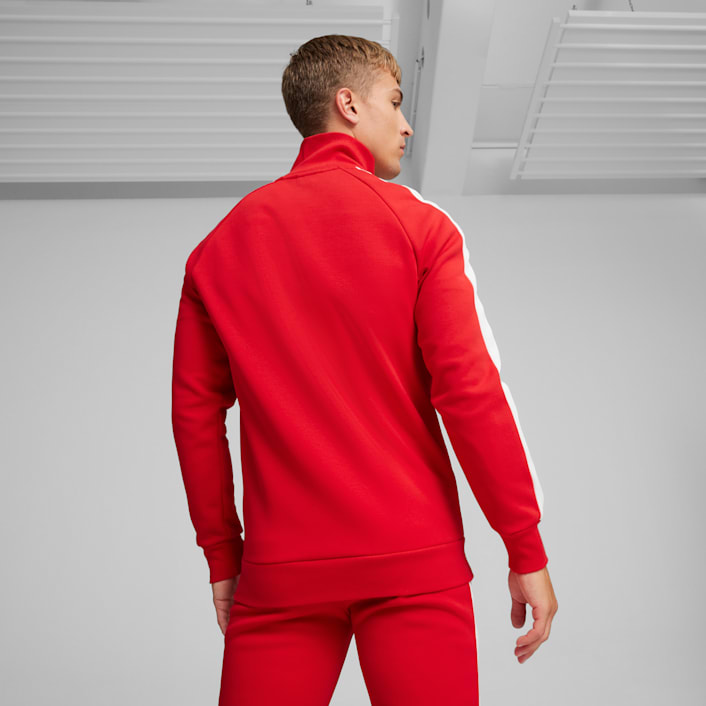 Scuderia Ferrari Race Iconic T7 Men's Motorsport Jacket | Scuderia Ferrari  | PUMA