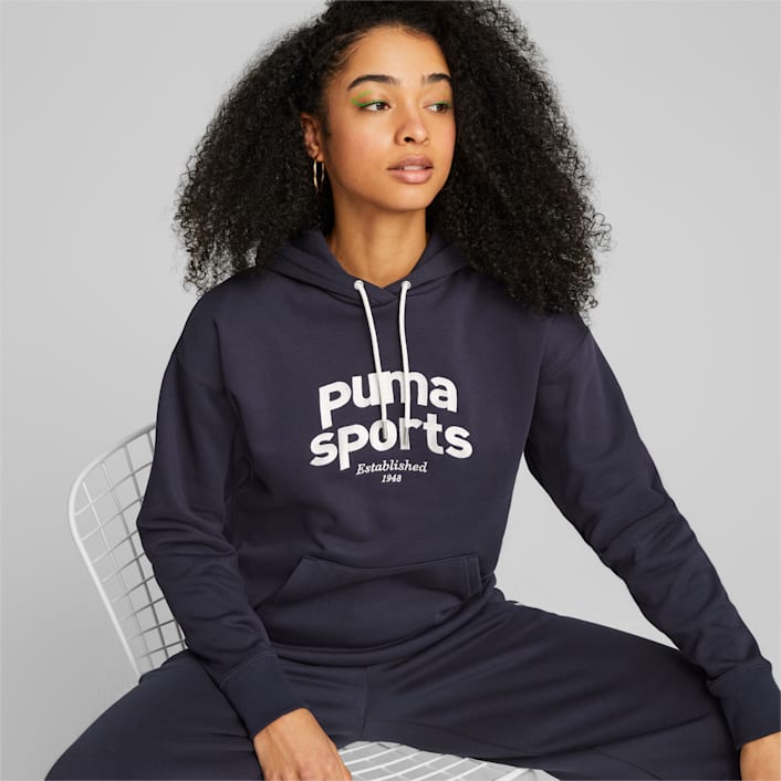 PUMA Team Women s Hoodie Crews Hoodies PUMA