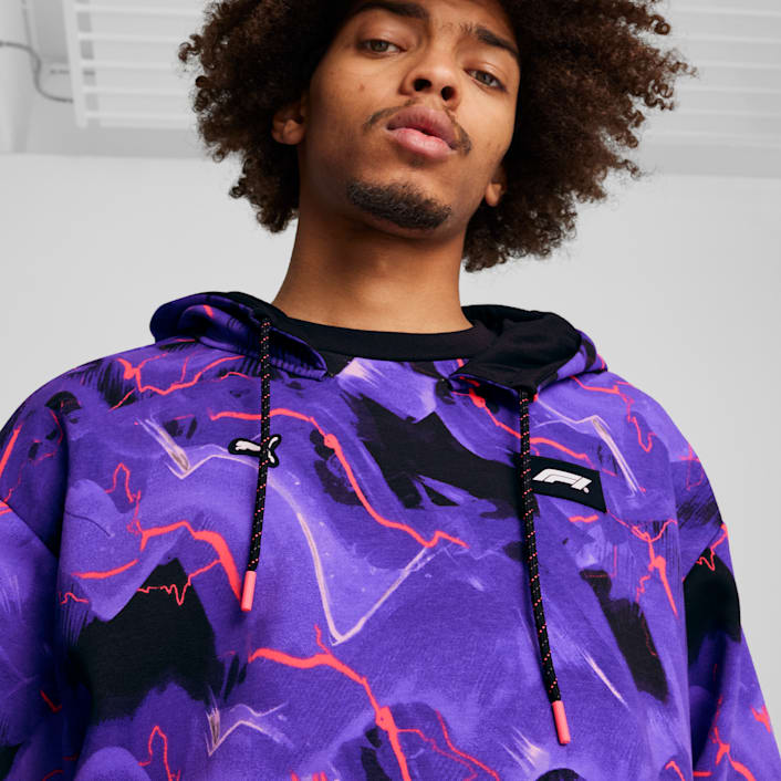 F1 Neon Energy All Over Print Hoodie Men Neon Energy PUMA