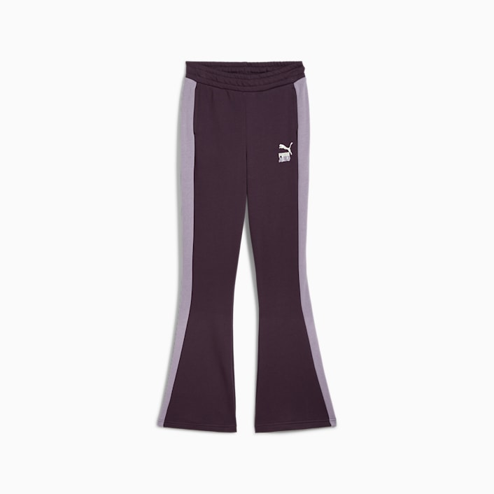 Long flare sweatpants top