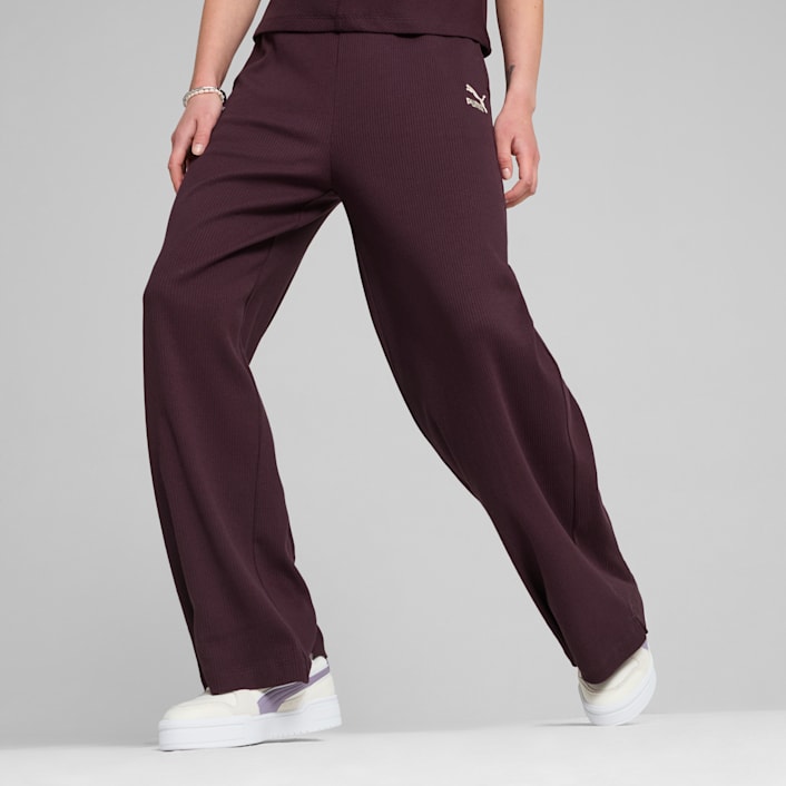 Ribbed sweatpants womens sale