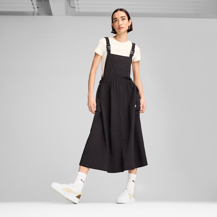 DOWNTOWN Dungaree Dress Women Dresses Skirts PUMA