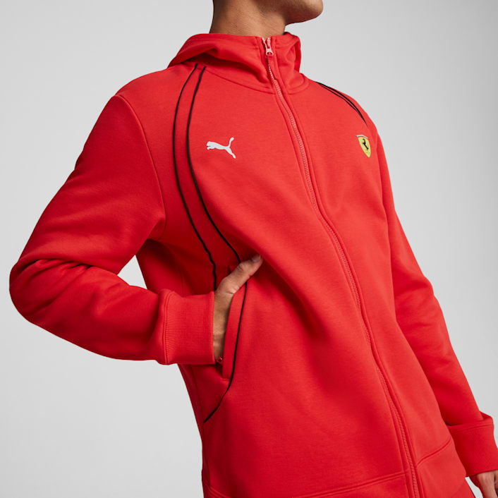 Puma ferrari zip up hoodie top