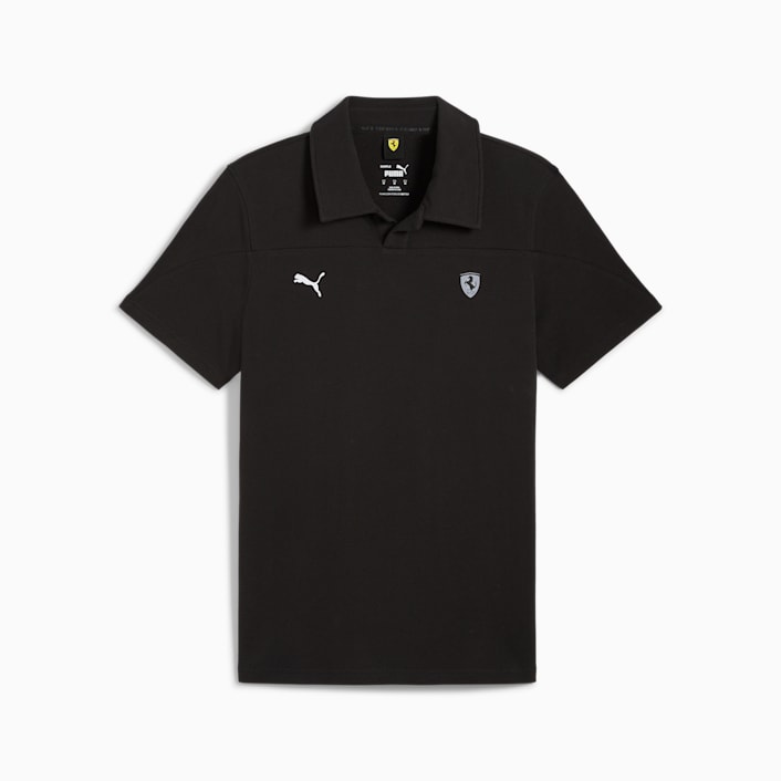 Polo Hombre Scuderia Ferrari en Talla Mediano en Negro PUMA
