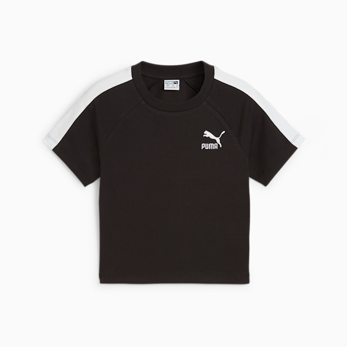 Playera ICONIC T7 adolescentes en Talla 9 10Y en Negro PUMA