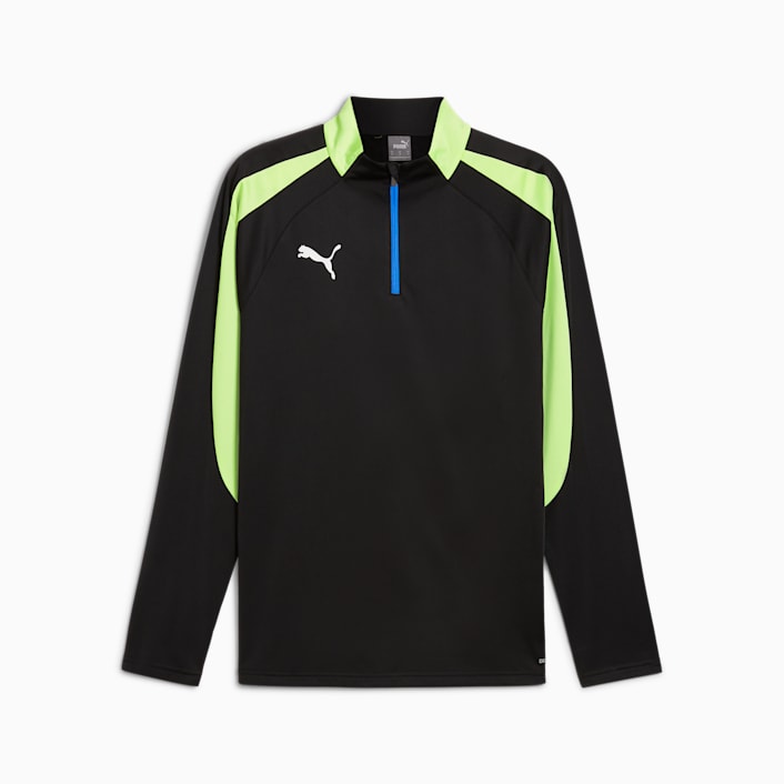 Top Hombre individualLIGA Quarter Zip en Talla Mediano en Negro PUMA