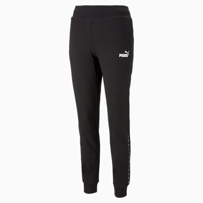 Puma tape waistband track pants top
