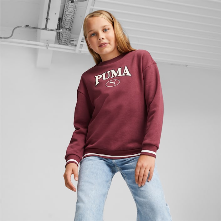 Puma burgundy sweatshirt on sale