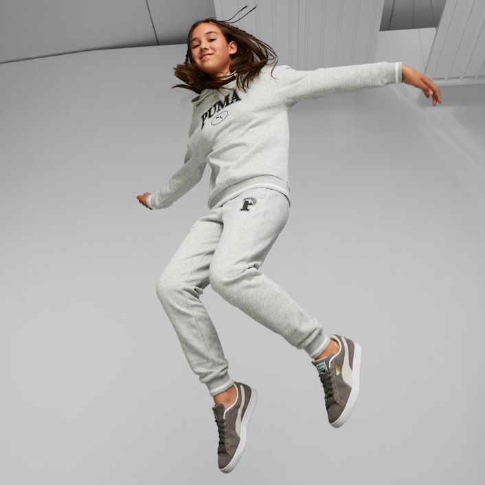 Youth grey hoodie top