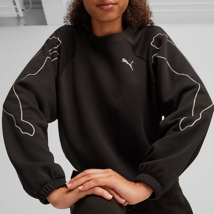 PUMA MOTION Women s Sweatshirt Crews Hoodies PUMA