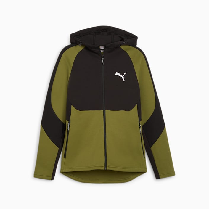 EVOSTRIPE Men s Full Zip Hoodie Crews Hoodies PUMA