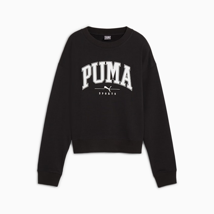 Puma black and white sweatshirt clearance