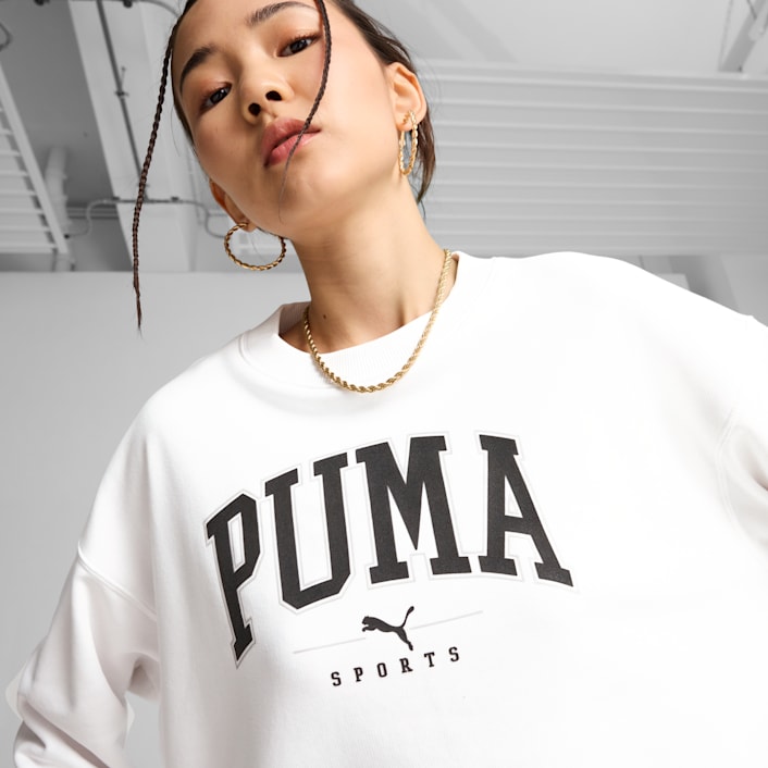 PUMA SQUAD Crewneck Sweatshirt Women Crews Hoodies PUMA