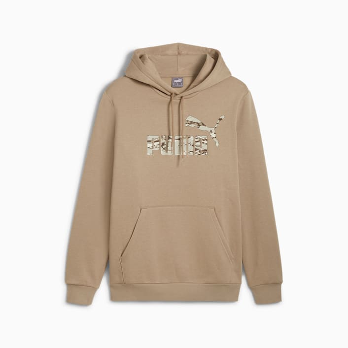 ESS CAMO Hoodie Men Horchata PUMA