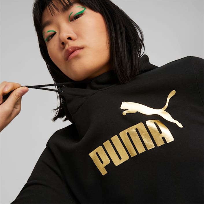 Gold puma hoodie store